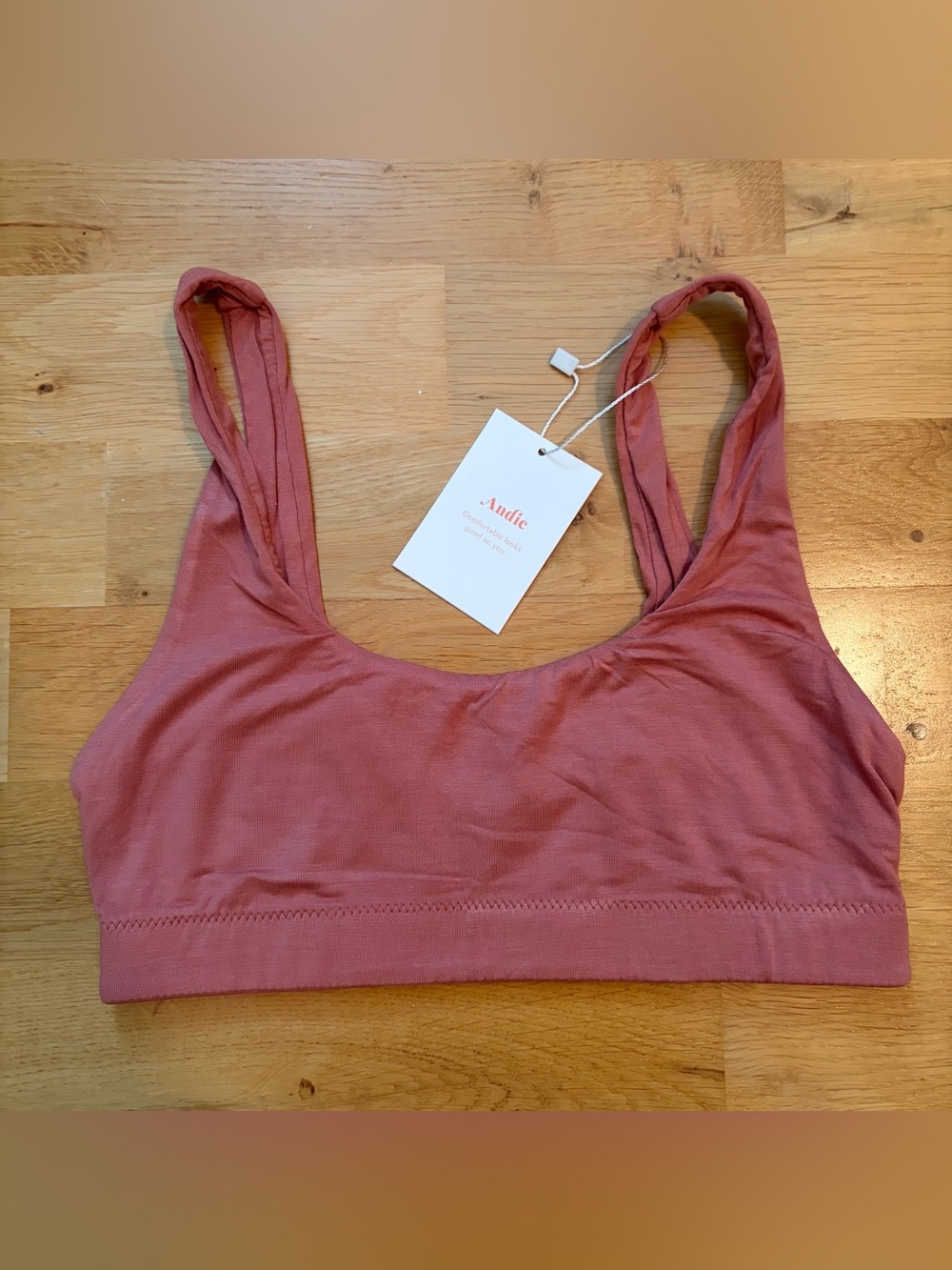 *NWT* Andie Scoop Bralette in Hazel, Small